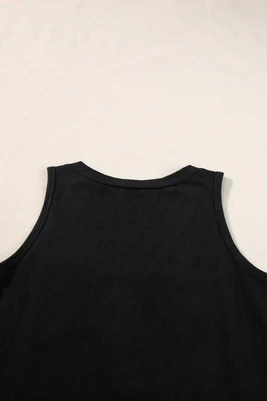 Black tunic tank top - tops/tank tops