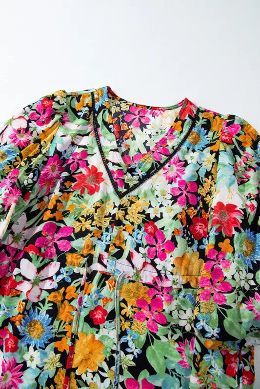 Blooming adore midi dress | floral dresses | fashionfitz