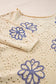 Blossom beige eyelet sweater | trendy & cool | fashionfitz