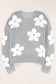 Blossom breeze knit sweater - sweaters