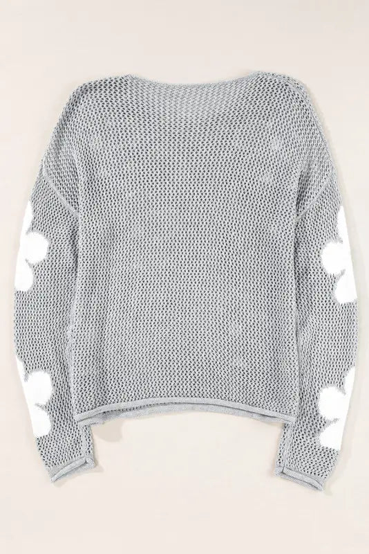 Blossom breeze knit sweater - sweaters