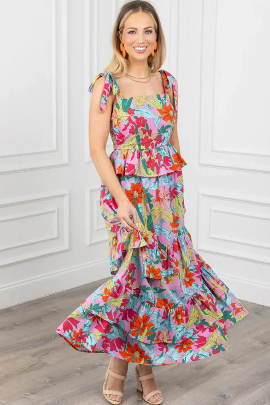 Blossom elegance maxi dress - dresses