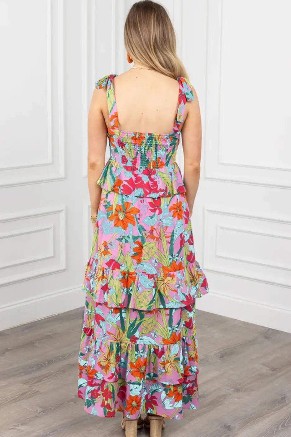 Blossom elegance maxi dress - dresses