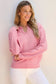 Blossom weave notched sweater - sweaters & cardigans/sweaters