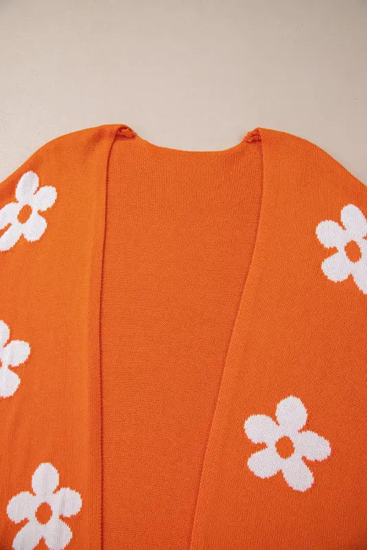 Blossomplus orange floral cardigan