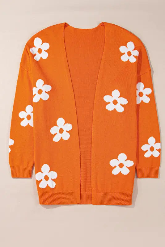 Blossomplus orange floral cardigan