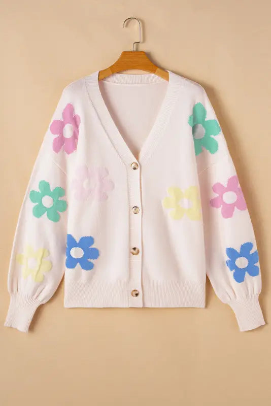 Blossomvibe plus size floral cardigan