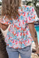 Sky Blue Parisian Avenue Babydoll Top - Fashionfitz