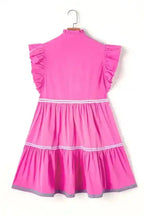 Blush Blossom Flounce Dress - Fashionfitz
