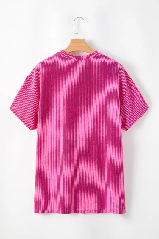 Oversize t-shirts| blush comfort pocket tee| fashionfitz