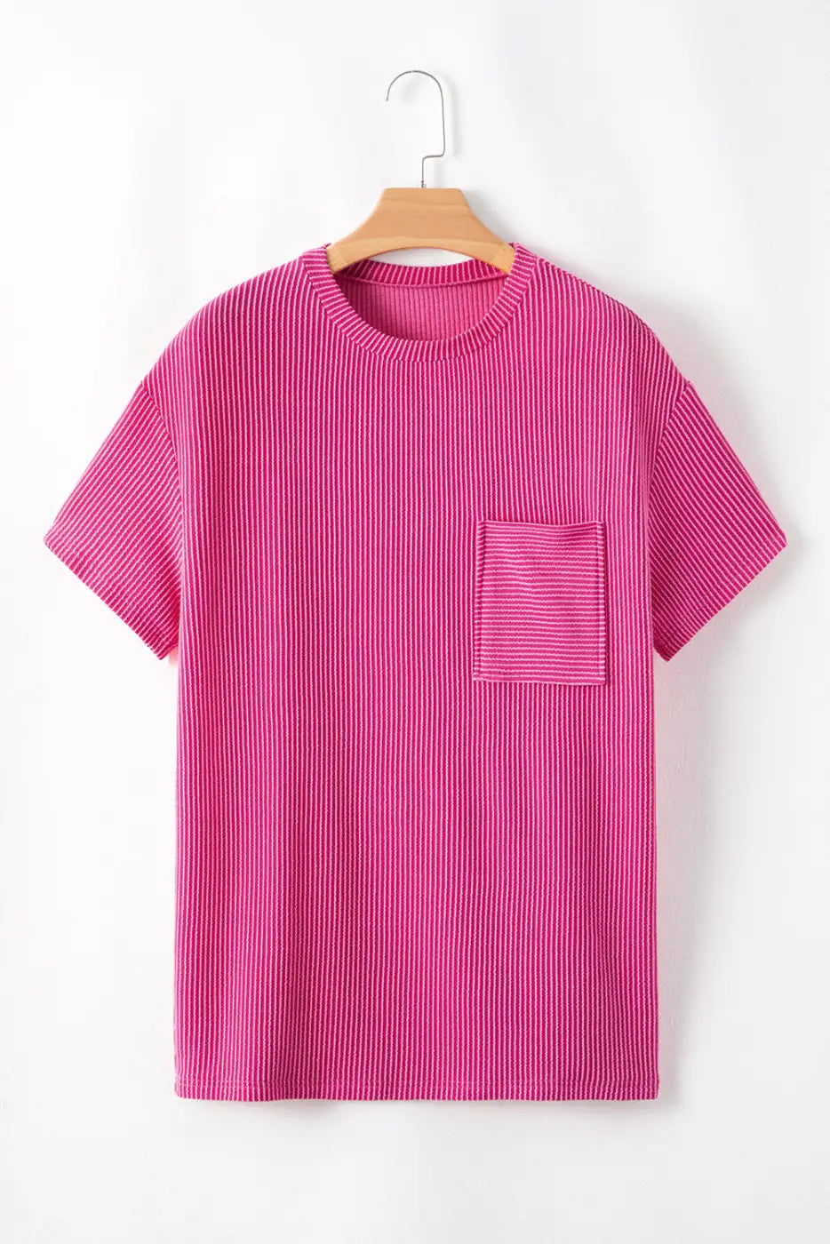 Oversize t-shirts| blush comfort pocket tee| fashionfitz