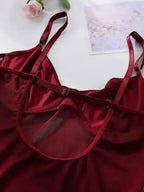 Body Language Mesh Teddy Lingerie Set - Fashionfitz