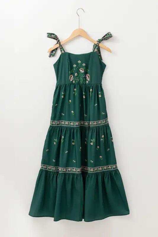 Bohemian bloom maxi dress