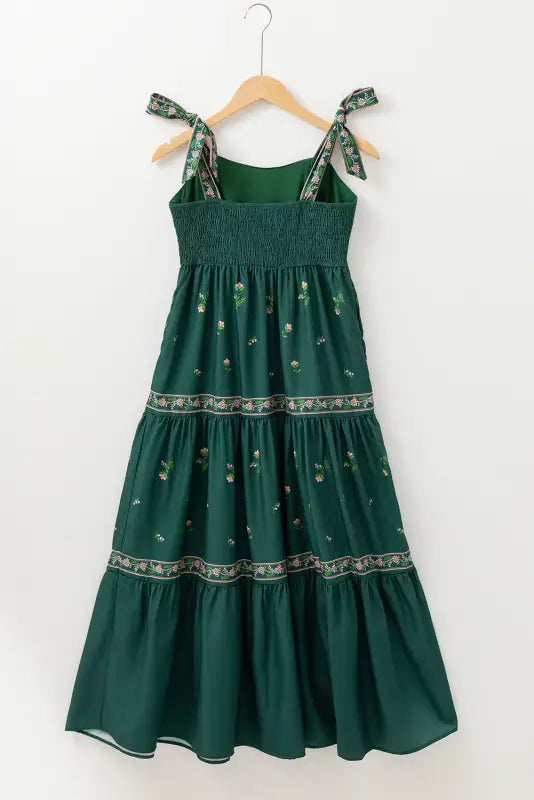 Bohemian bloom maxi dress