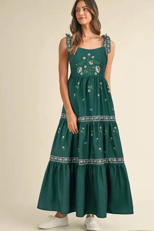 Bohemian bloom maxi dress