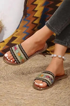 Boho Breeze Crochet Slippers - Fashionfitz