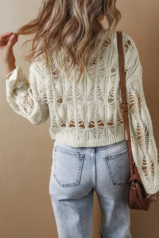 Boho breeze crochet sweater | summer sweaters | fashionfitz