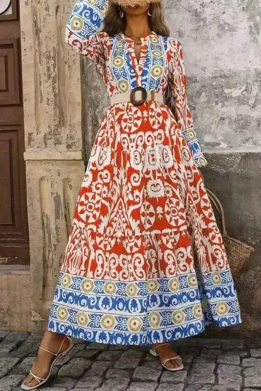 Maxi Dresses Boho Chic Mosaic Maxi Dress