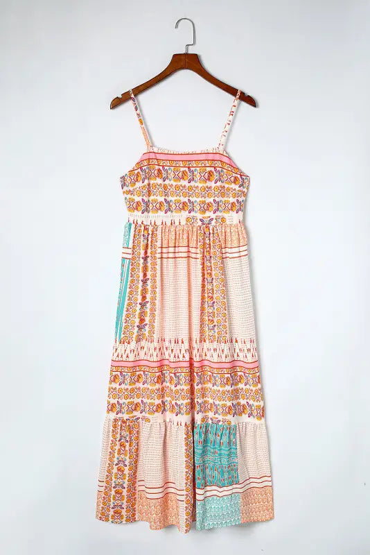 Boho patchwork sundress - maxi dresses