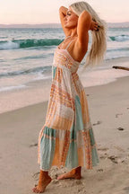 Boho Patchwork Sundress - Fashionfitz
