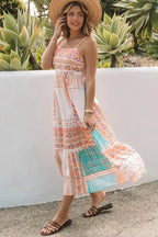 Boho Patchwork Sundress - Fashionfitz