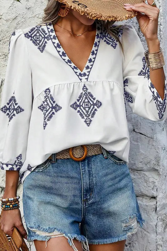 Bohofinesse flowy blouse