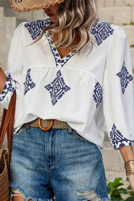 Bohofinesse flowy blouse