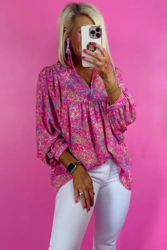 Bonbon bliss babydoll blouse | women’s tops | fashionfitz