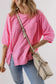 Bonbon exposed seam split loose t shirt - t-shirts