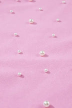 Bonbon Pearl Ribbed Sweatshirt - Fashionfitz