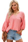 Bracelet sleeve babydoll blouse - blouses