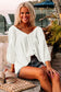 Bracelet sleeve babydoll blouse - blouses