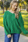 Braided knit sweater - v-neck - sweaters