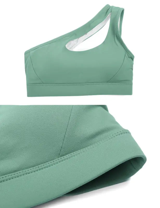 Breeze one-shoulder sports bra - bras