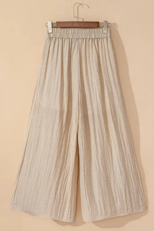 Breezy pleats casual trousers | linen | fashionfitz