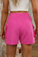 Bright pink cargo shorts - casual