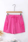 Bright pink cargo shorts - casual