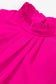 Bright pink pleated sleeveless top - tops/tank tops