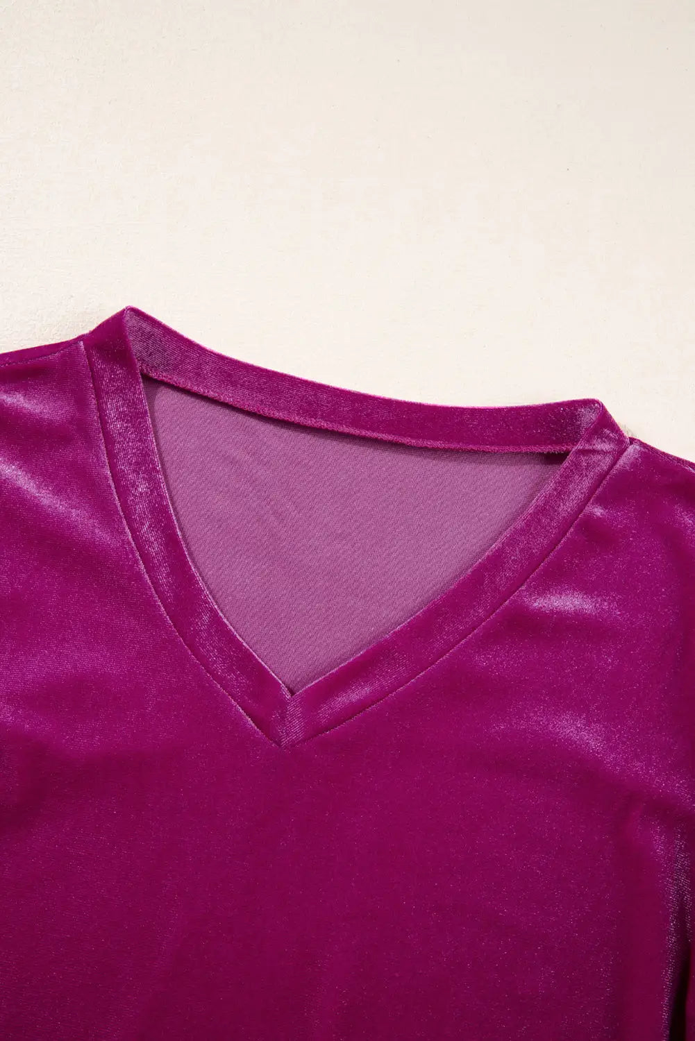 Bright pink pleated velvet top - tops/blouses & shirts