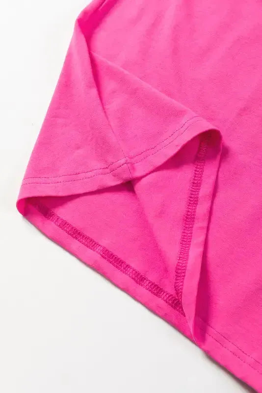 Bright Pink SUNSHINE ON MY MIND Graphic Tee - Fashionfitz