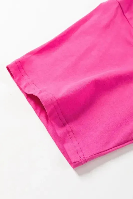 Bright Pink SUNSHINE ON MY MIND Graphic Tee - Fashionfitz