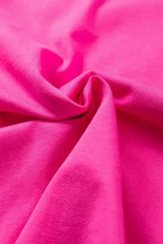 Bright Pink SUNSHINE ON MY MIND Graphic Tee - Fashionfitz