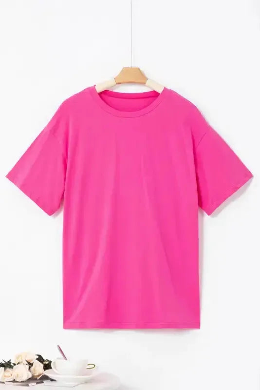 Bright Pink SUNSHINE ON MY MIND Graphic Tee - Fashionfitz