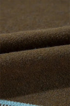 Brown Aztec Print Duster Cardigan - Fashionfitz