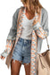 Brown aztec print duster cardigan by fashionfitz