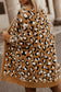 Brown leopard print fur cardigan - sweaters & cardigans