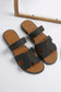 Brown pu leather slippers - shoes & bags/slippers