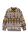 Brown western aztec print jacket - shackets