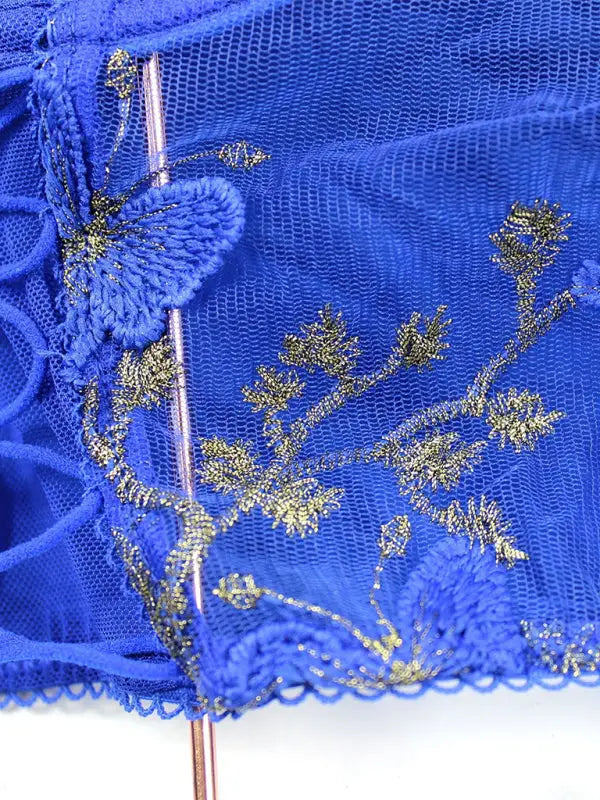 Butterfly embroidered bralette lingerie - bralettes