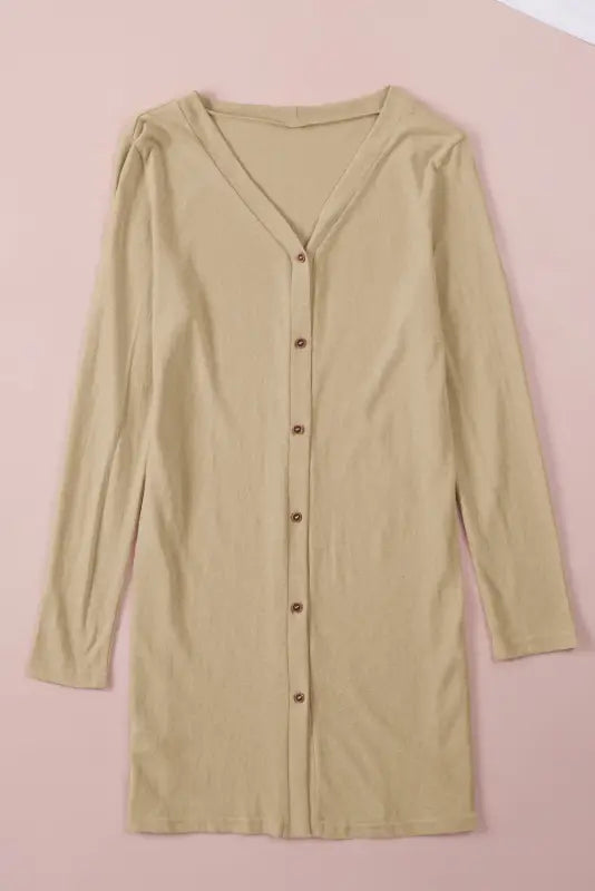 Buttoned duster cardigan - plus size - cardigans